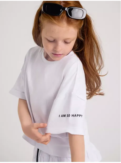 Костюм летний трикотажный футболка и юбка шорты