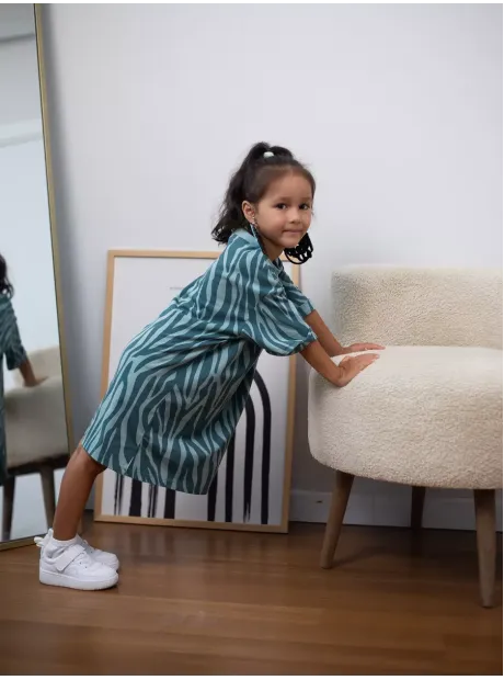 Платье туника оверсайз для девочки