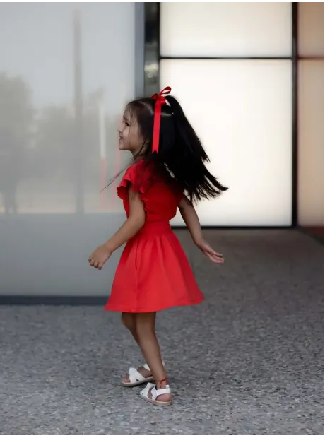 Костюм трикотажный летний юбка и топ в рубчик