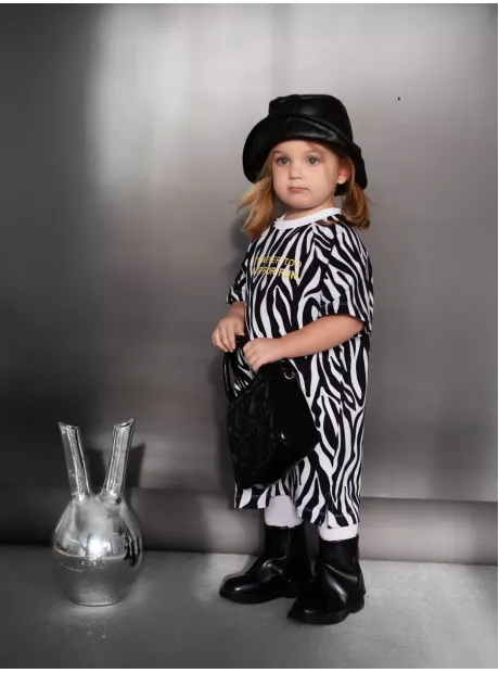 Платье футболка детское с коротким рукавом