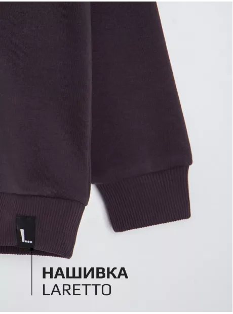 Черный свитшот спортивный детский