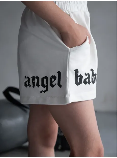 Спортивный костюм для девочки в сад топ и шорты