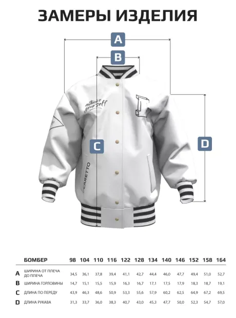 Голубой бомбер для мальчика