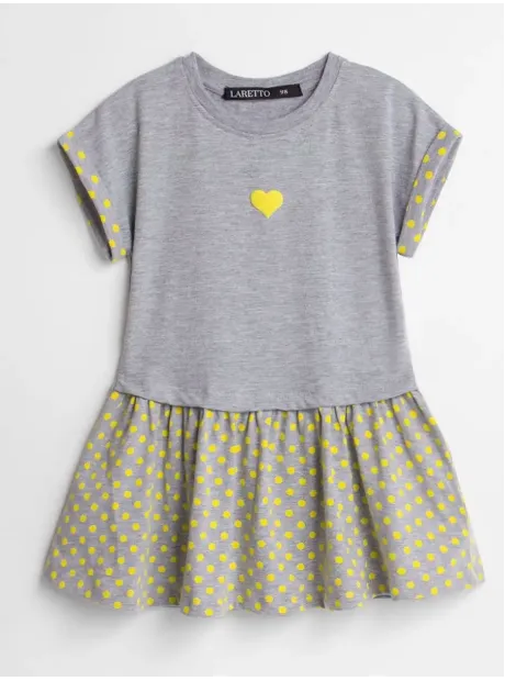 Платье оверсайз в сад с коротким рукавом