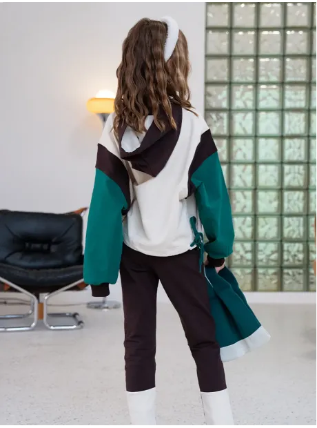 Костюм для девочки, худи и легинсы