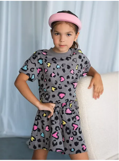 Костюм для девочки, футболка и шорты в сад