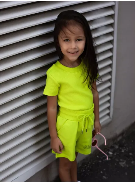 Костюм для девочки, футболка и шорты