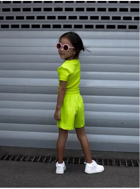 Костюм для девочки, футболка и шорты