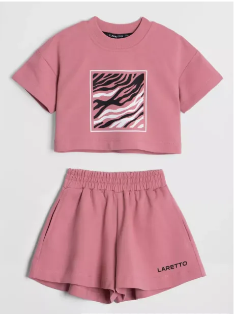 Костюм для девочки, футболка и шорты