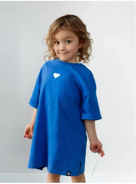 Платье футболка детская трикотажное оверсайз