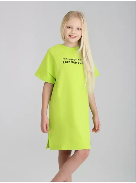 Платье футболка детское с коротким рукавом