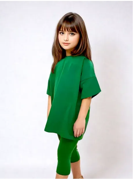 Костюм в садик для девочки футболка и бриджи