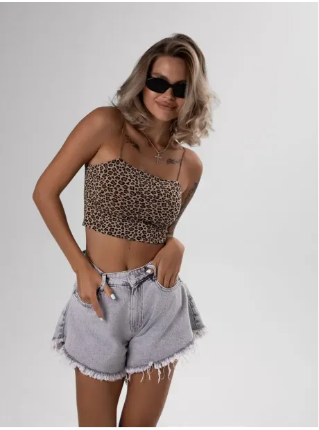 Спортивный кроп топ укороченный под пиджак