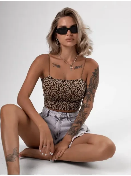 Спортивный кроп топ укороченный под пиджак