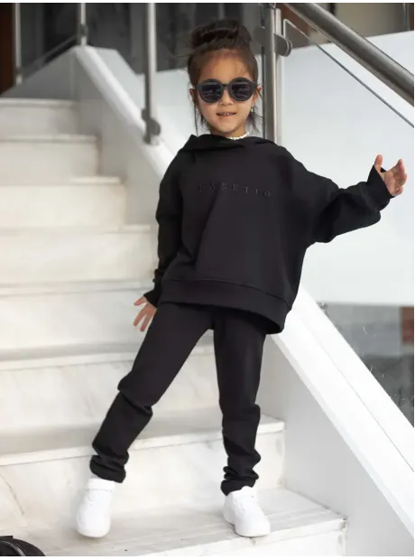 Спортивный костюм для девочки, худи и брюки