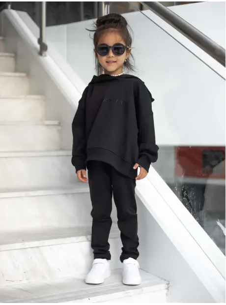 Спортивный костюм для девочки, худи и брюки