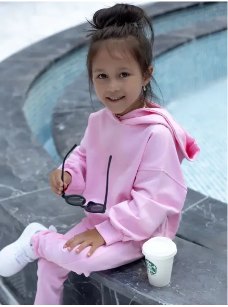 Костюм спортивный для девочки, худи и брюки