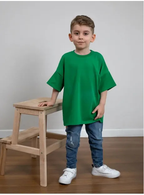 Футболка оверсайз базовая для детей и подростков