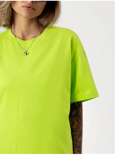 Футболка оверсайз базовая однотонная