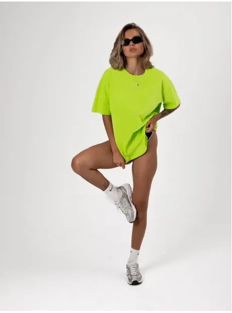 Футболка оверсайз базовая однотонная