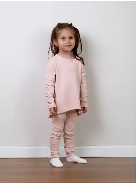Костюм детский трикотажный, туника и леггинсы