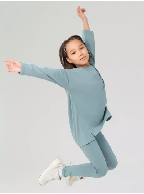 Костюм для девочки, лонгслив и легинсы