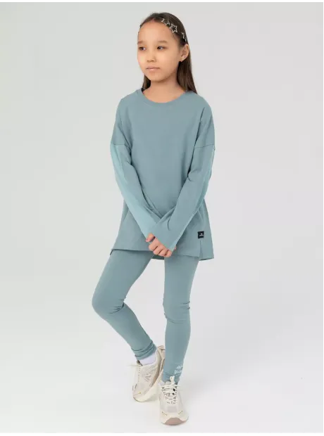Костюм для девочки, лонгслив и легинсы
