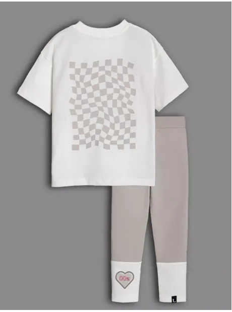 Костюм детский спортивный, футболка и леггинсы