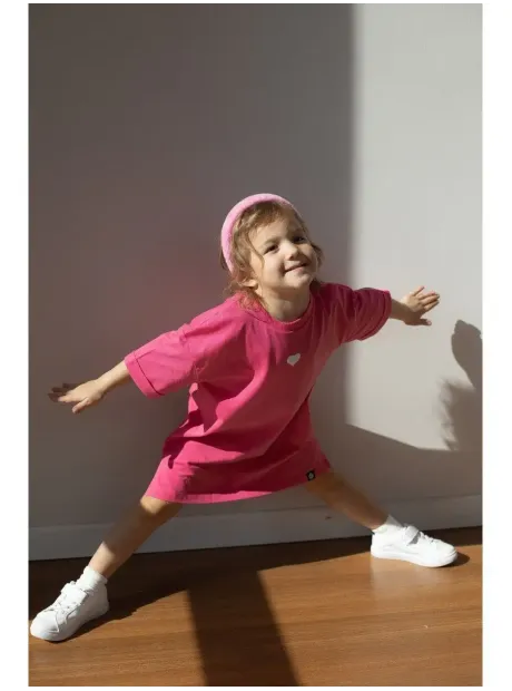 Платье футболка детская трикотажное оверсайз