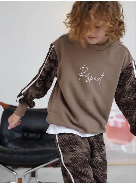 Спортивный костюм для мальчика, свитшот и брюки