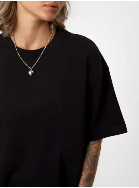Футболка оверсайз базовая однотонная