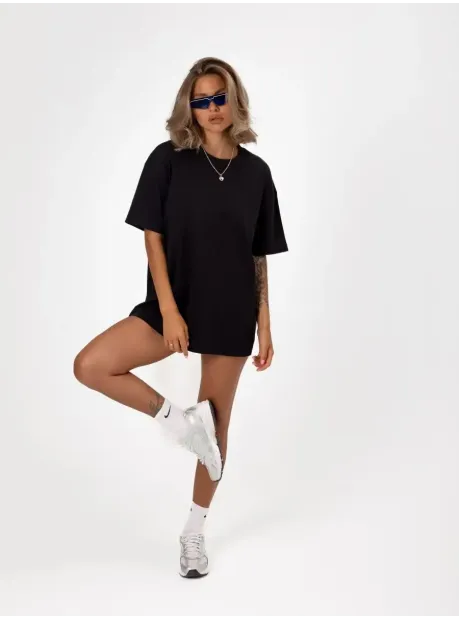 Футболка оверсайз базовая однотонная