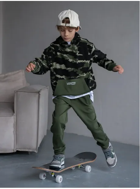 Костюм детский трикотажный, худи и брюки