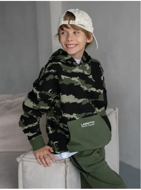 Костюм детский трикотажный, худи и брюки