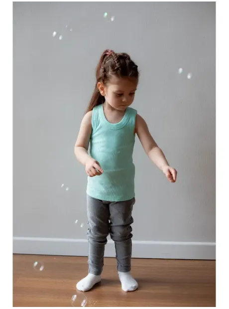 Майка для девочки в рубчик