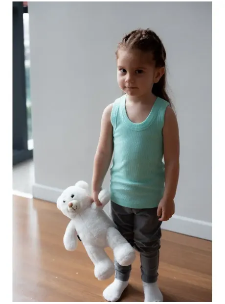 Майка для девочки в рубчик