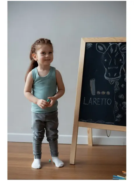 Майка для девочки в рубчик