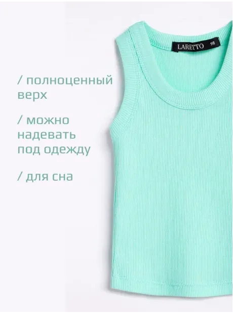 Майка для девочки в рубчик