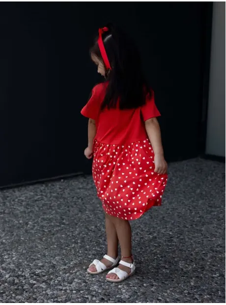 Платье в сад с коротким рукавом для детей