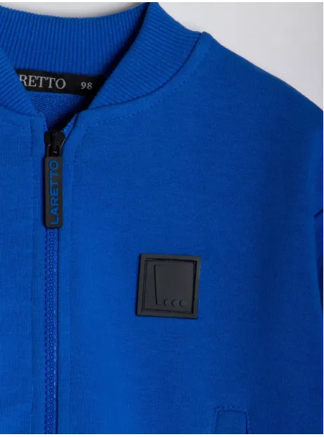 Синий спортивный костюм для мальчика на молнии