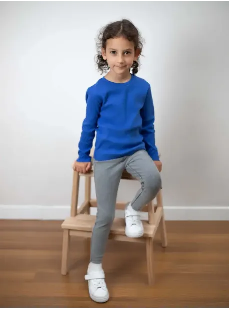 Лонгслив детский кофта в рубчик хлопок