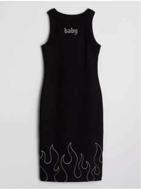 Черное платье в сад для девочки