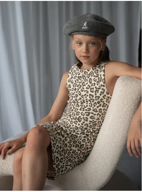 Платье леопардовое в сад для девочки