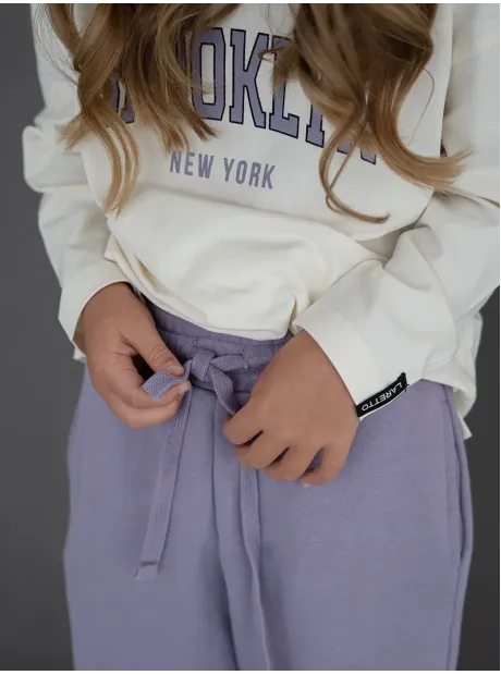 Фиолетовый спортивный костюм для девочки