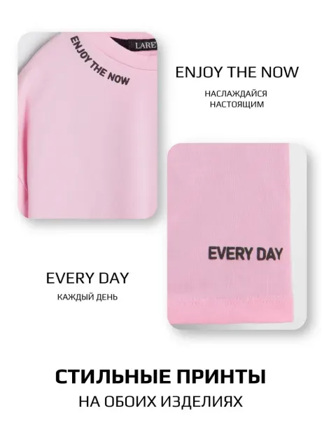 Спортивный костюм для девочки летний футболка и шорты