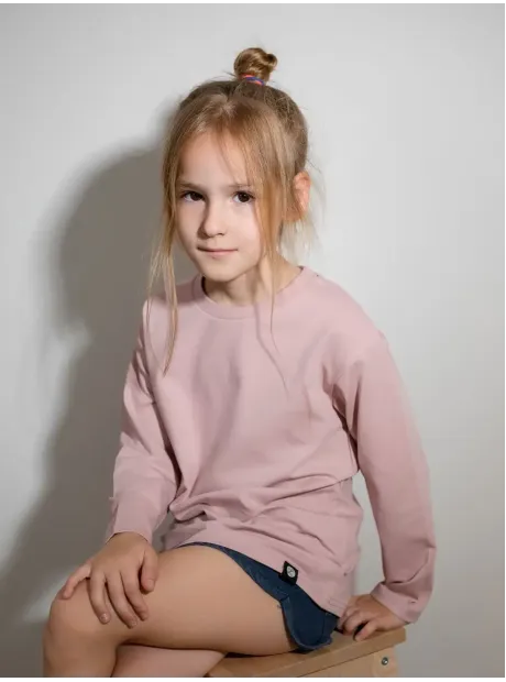Лонгслив базовый для девочки
