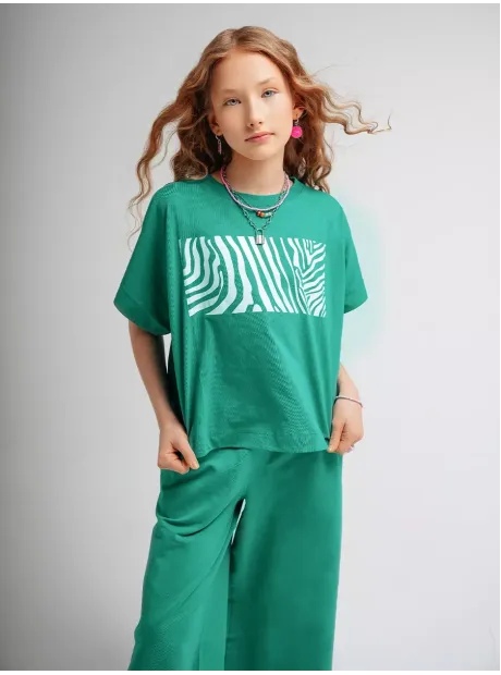 Костюм для девочки, футболка и брюки
