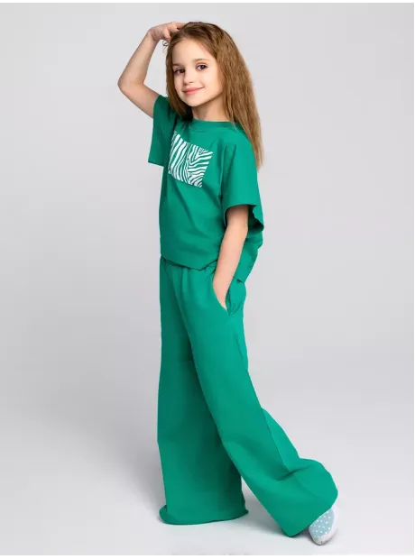 Костюм для девочки, футболка и брюки