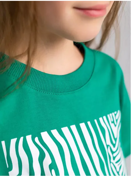 Костюм для девочки, футболка и брюки