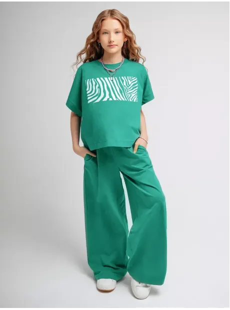 Костюм для девочки, футболка и брюки